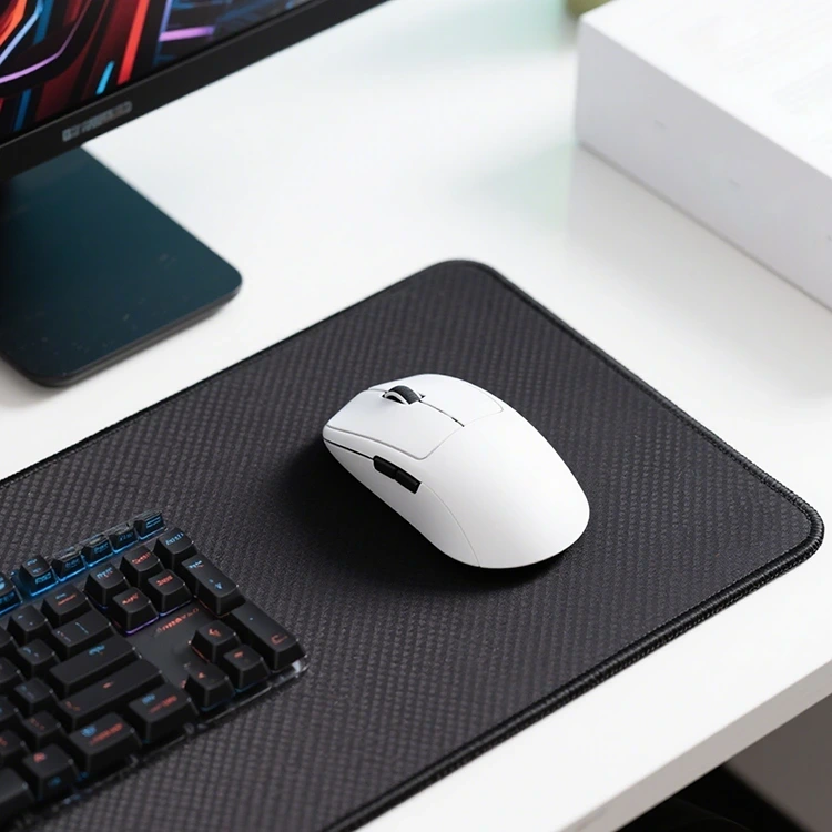 Why is a mouse more responsive when placed on a Mouse Pad?