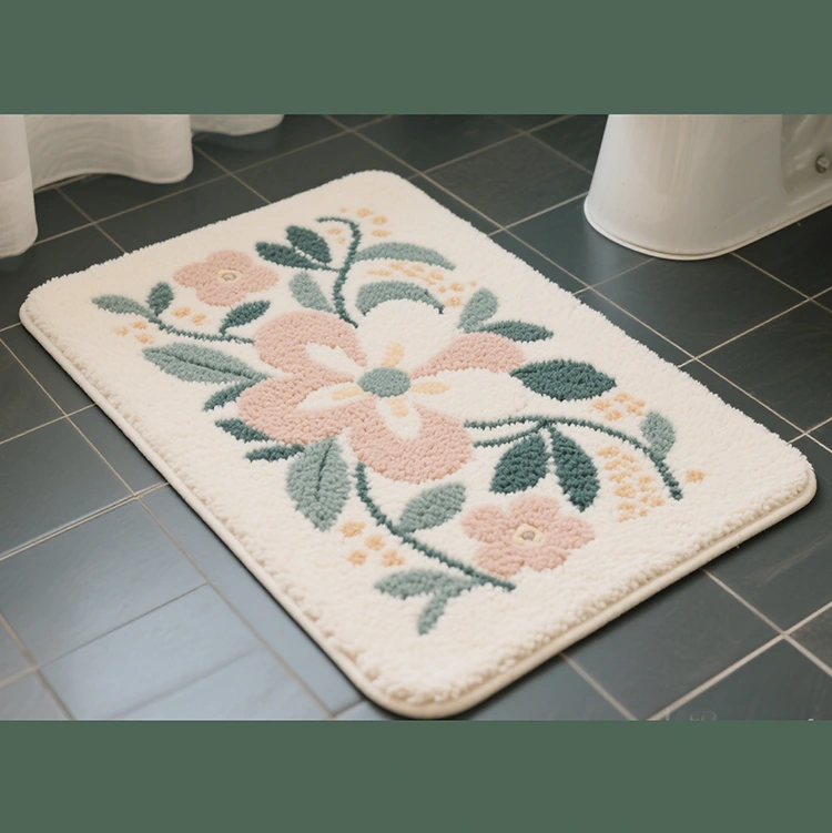 Fashion Absorbent Bathroom Floor Mat