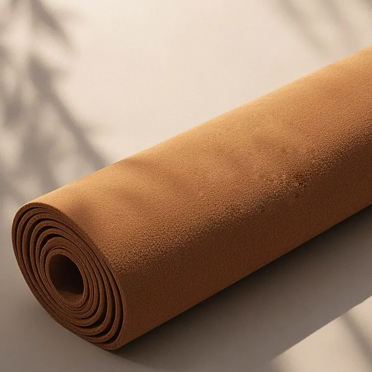 Light Luxury High-End Customizable Logo Suede Yoga Mat